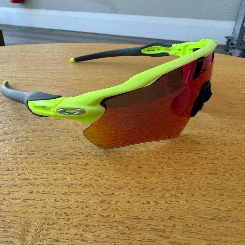 Very Popular Color Oakley Radar Ev Path Fluorescent Yellow Men's Sunglass